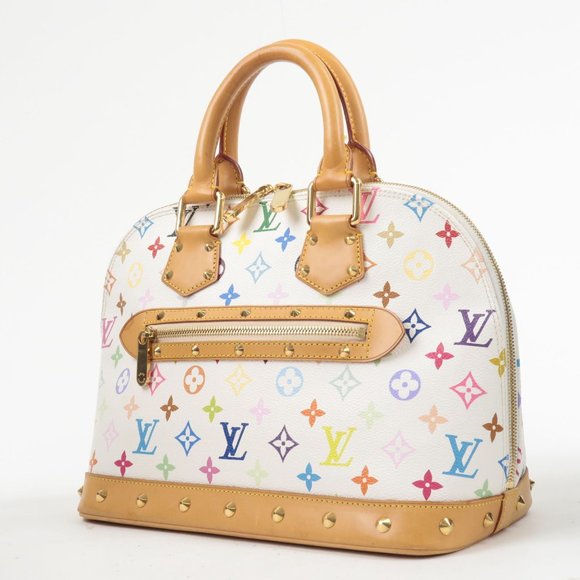 Multi Color Alma Hand Bag white - Picture 3 of 8